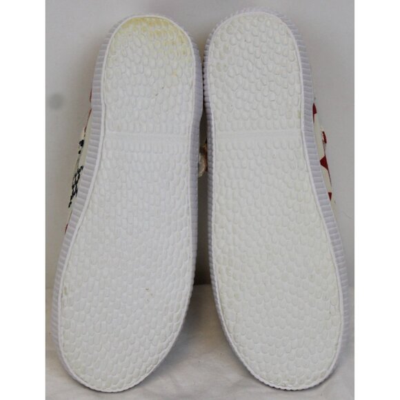 2003 Gymboree Little Firecracker Canvas Sneakers Shoes sz 2 Stars 4th of July - Picture 7 of 8